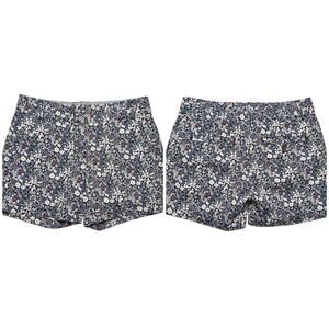 J. Crew | Women | Liberty Art Fabric Floral Chino Short Shorts | Size 00